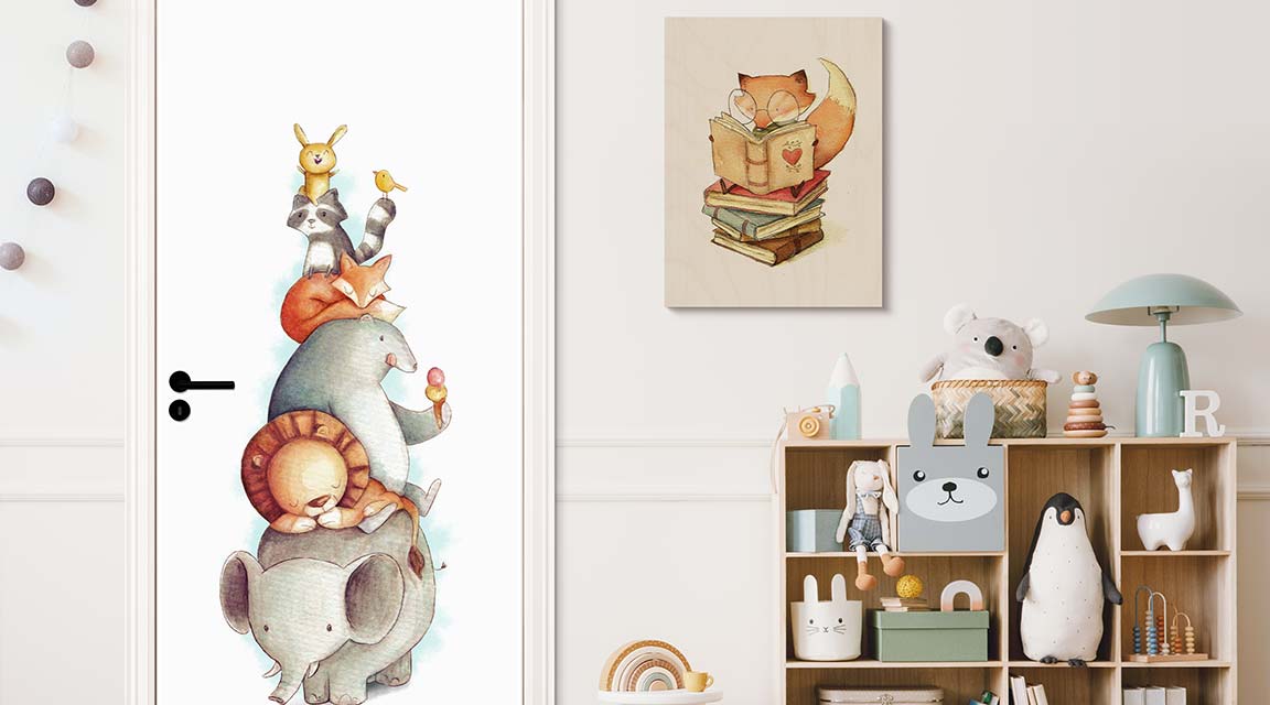 Door poster for the children’s room