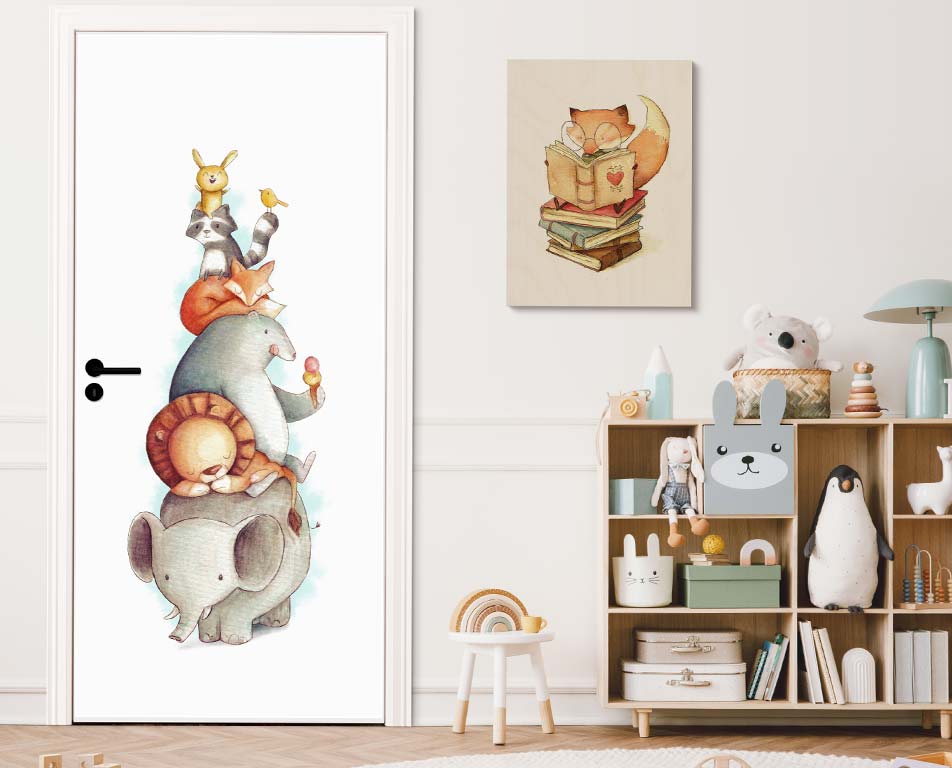 Door poster for the children’s room