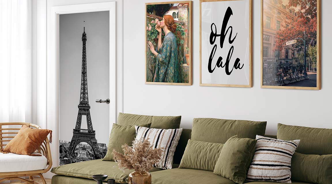 Door poster for the living room