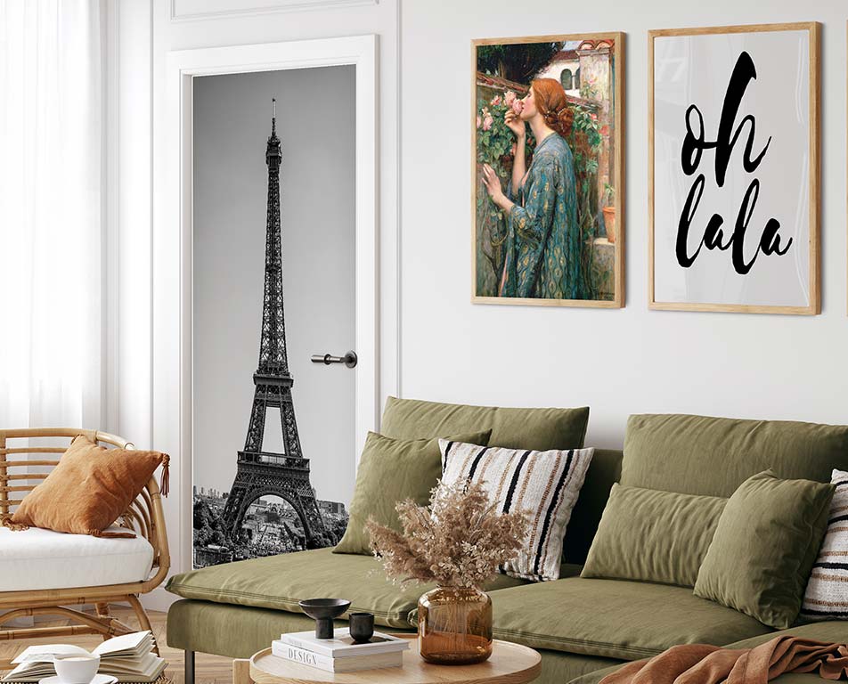 Door poster for the living room