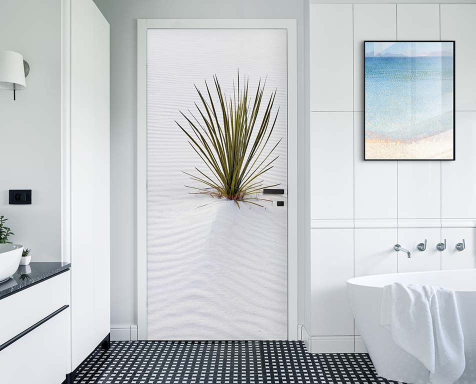 Door sticker for the bathroom