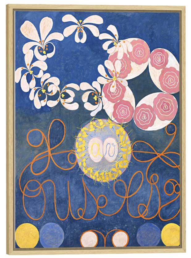 Framed foam board print