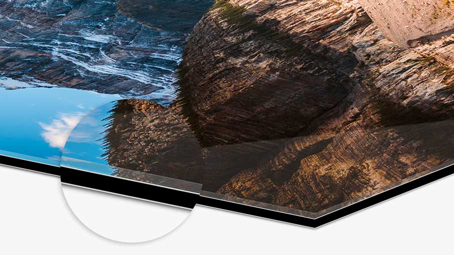 Gallery print, close-up view