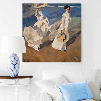 Nautical style wood prints