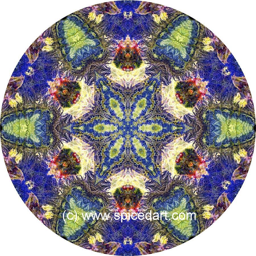Mandala Art Print - Morocco-Atlas Mts 03