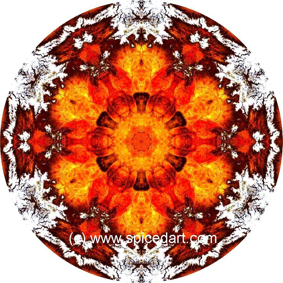 Earth Mandala Art - North America 01