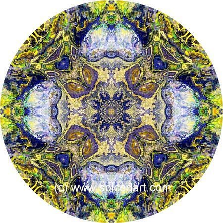 Mandala Art Print - Morocco-Atlas Mts 13