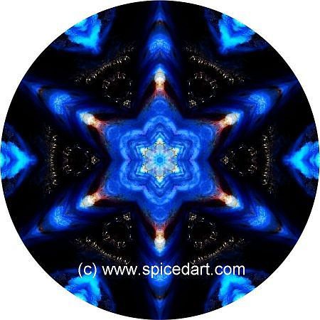 Kaleidoscope Art Print - Sahara-Terkezi Oasis 02