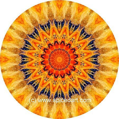 Earth Mandala Art - Sahara-Terkezi Oasis 03