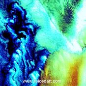 Mandala Art Print - Clouds-Aleutian Islands Source Image